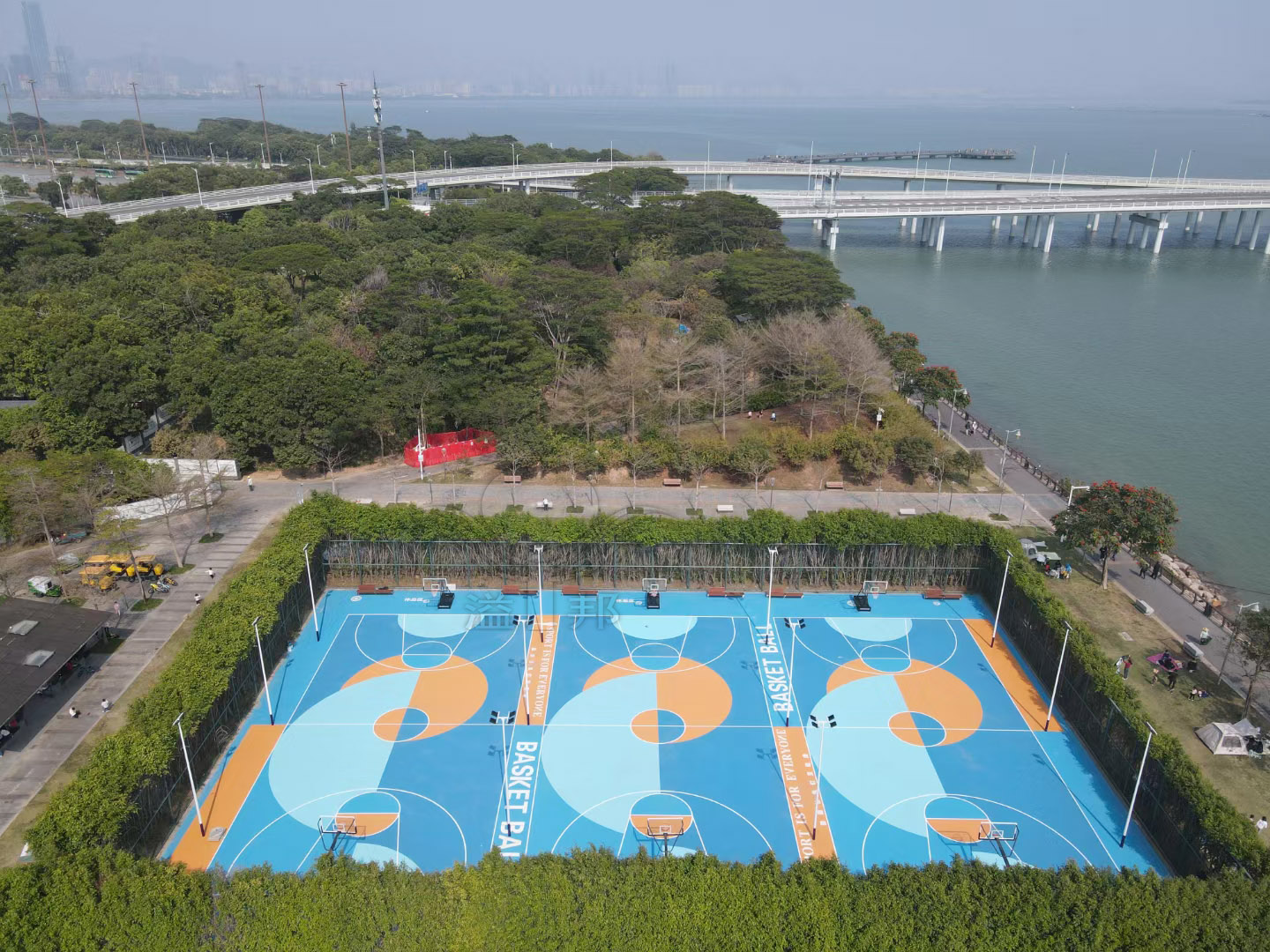 公園籃球場 公園籃球場